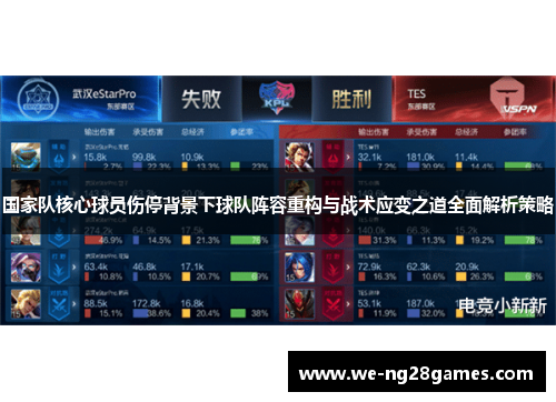 国家队核心球员伤停背景下球队阵容重构与战术应变之道全面解析策略 国家队核心球员伤停背景下球队阵容重构与战术应变之道全面解析策略
